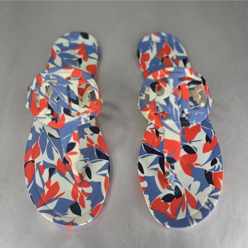 Lauren Ralph Lauren Audrie Floral Print Jelly Thong Sandals